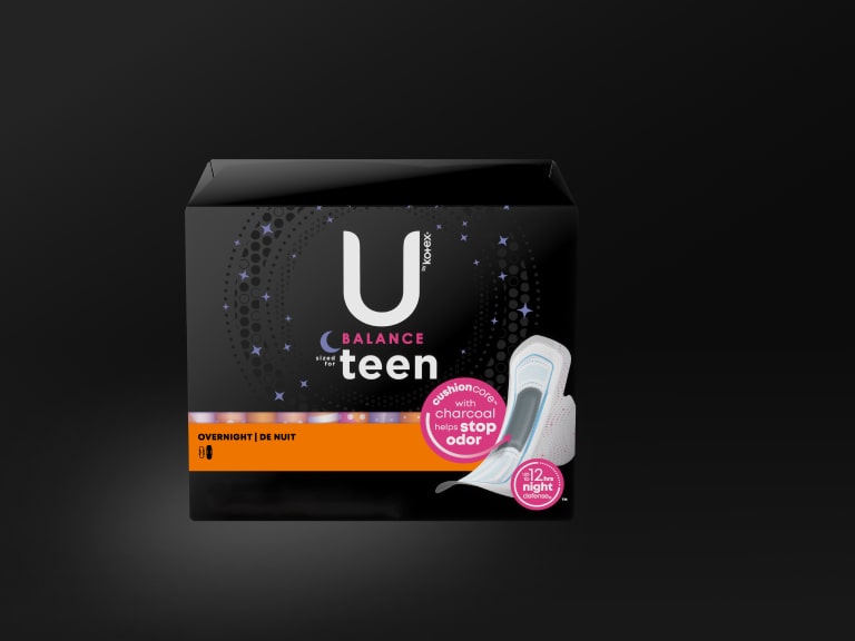 U by Kotex Pads + Wings, Ultra Thin, Overnight - Super 1 Foods