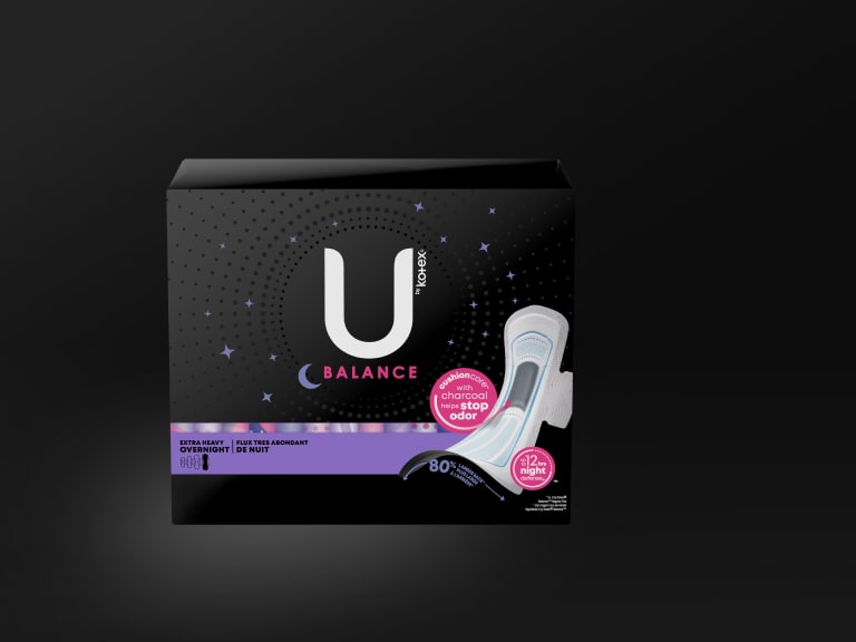 Balance™ Ultra Thin Pads with Wings, Extra Heavy Overnight