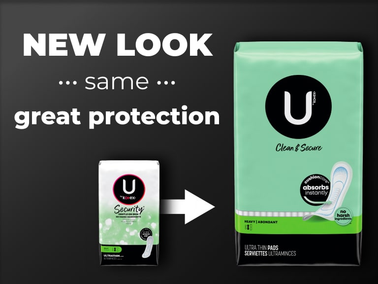 Clean & Secure Ultra Thin Pads, Heavy Absorbency